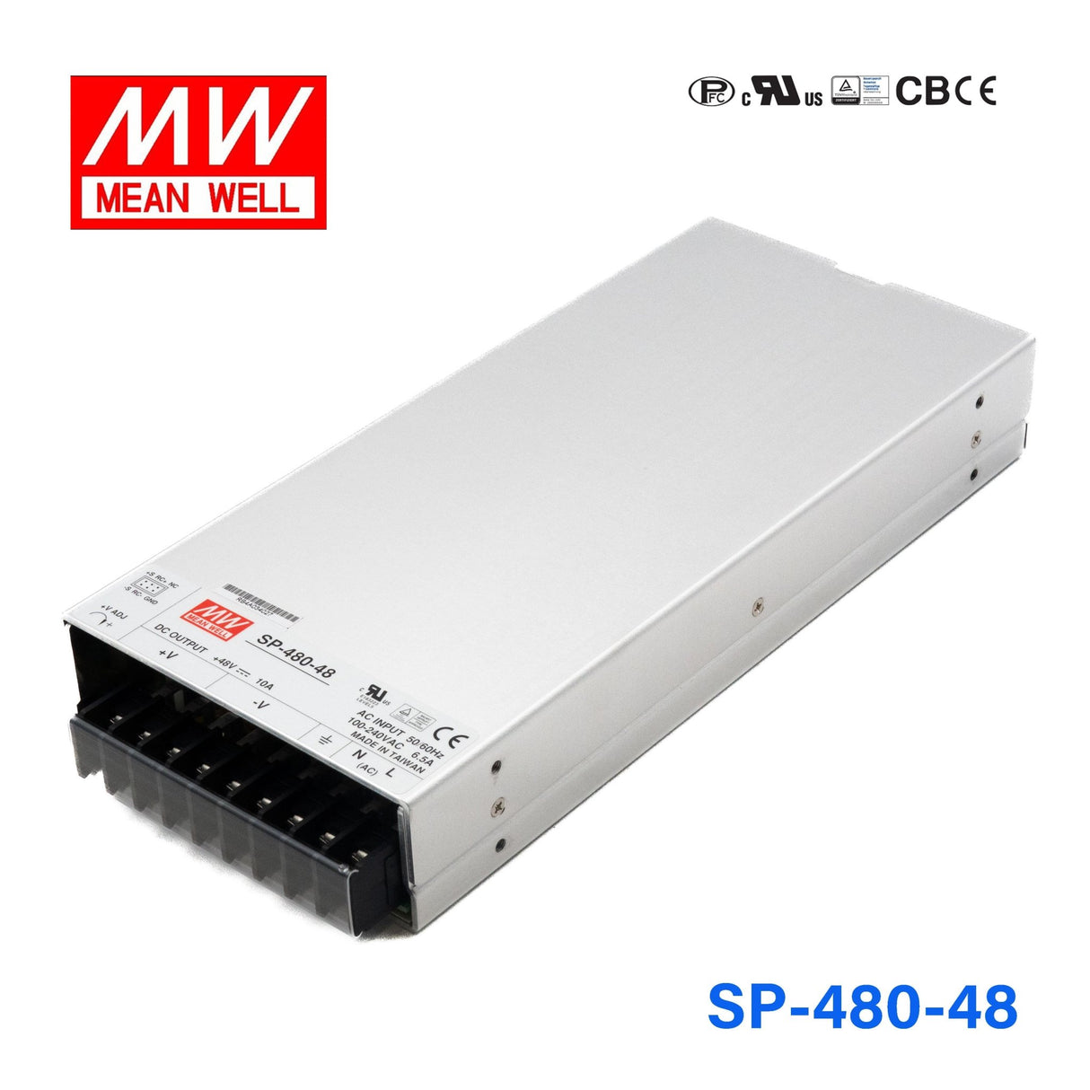 Mean Well SP Series Power Supply 48V(75~480W) - powersupplymall.com
