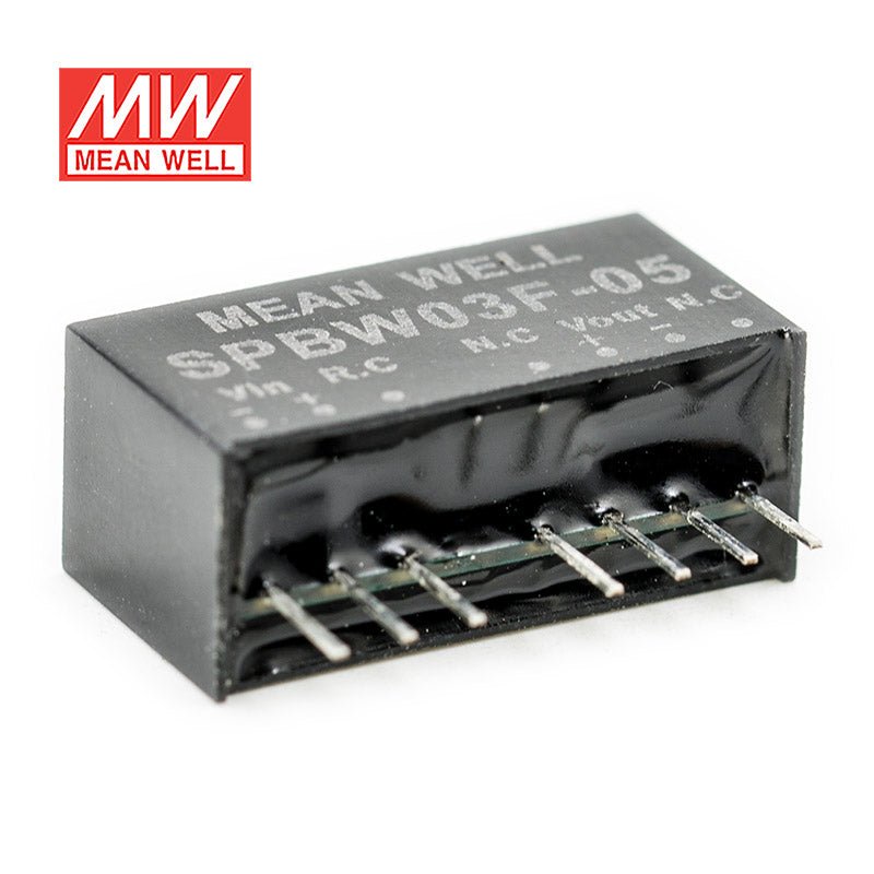 Mean Well SPBW03F-03 DC-DC Converter - 3W - 9~36V in 3.3V out - SPBW03F-03 - powersupplymall.com