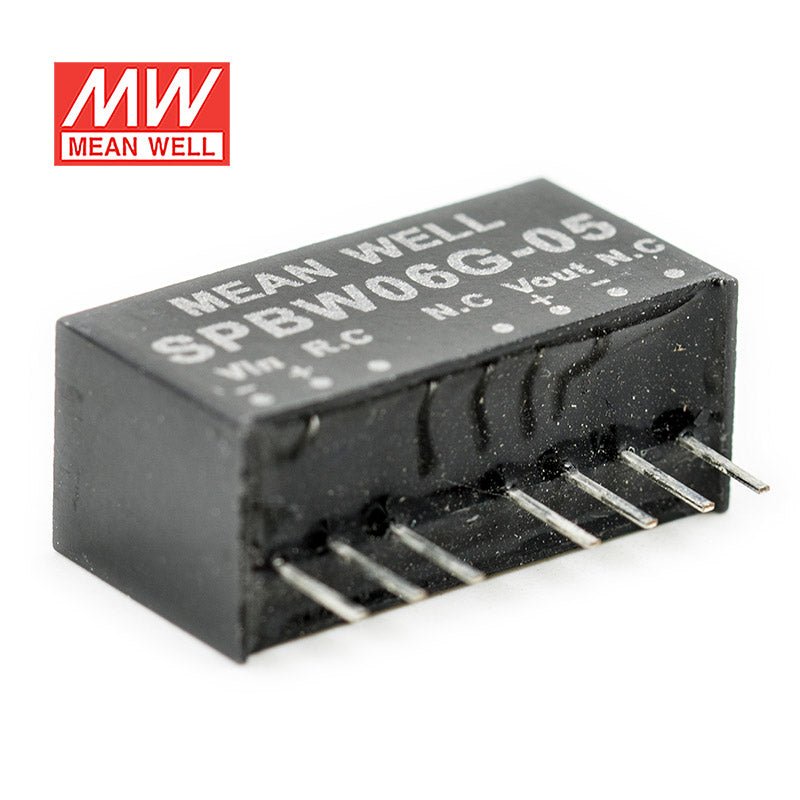 Mean Well SPBW06G-03 DC-DC Converter - 6W - 18~75V in 3.3V out - SPBW06G-03 - powersupplymall.com