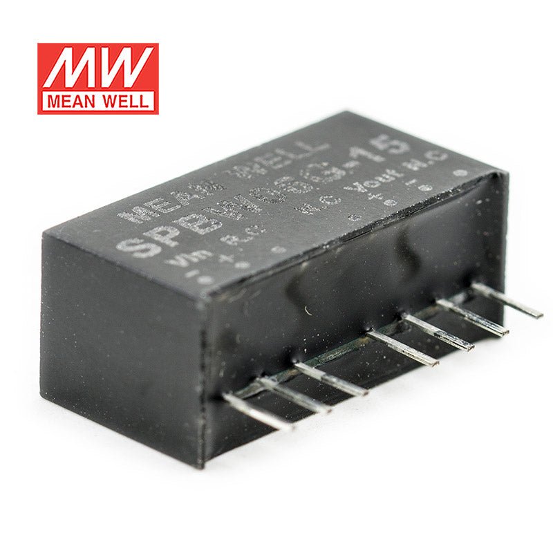 Mean Well SPBW06G-15 DC-DC Converter - 6W - 18~75V in 15V out - SPBW06G-15 - powersupplymall.com