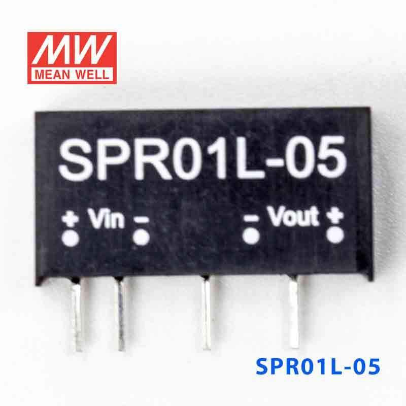 Mean Well SPR01L-05 DC-DC Converter - 1W - 4.5~5.5V in 5V out - SPR01L-05 - powersupplymall.com