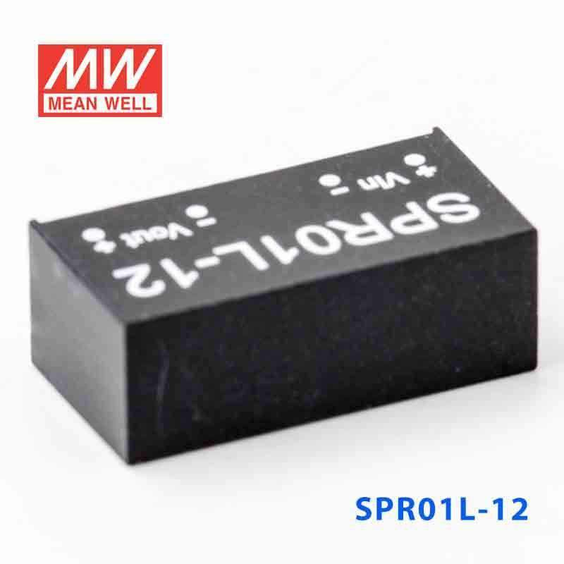 Mean Well SPR01L - 12 DC - DC Converter - 1W - 4.5~5.5V in 12V out - SPR01L - 12 - powersupplymall.com