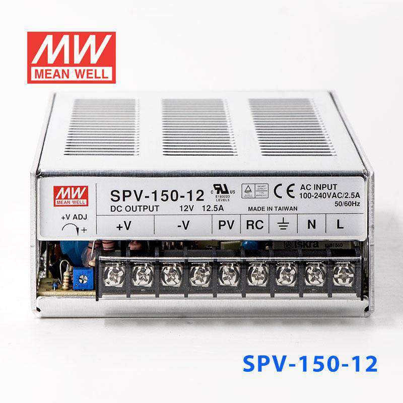 Mean Well SPV - 150 - 12 power supply 150W 12V 12.5A - SPV - 150 - 12 - powersupplymall.com