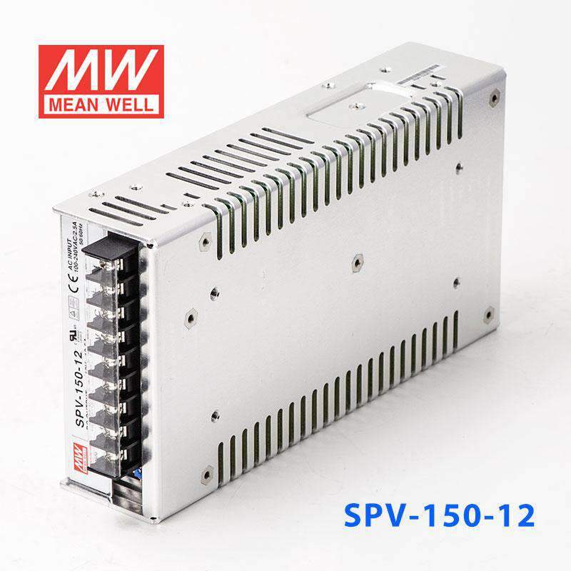 Mean Well SPV - 150 - 12 power supply 150W 12V 12.5A - SPV - 150 - 12 - powersupplymall.com
