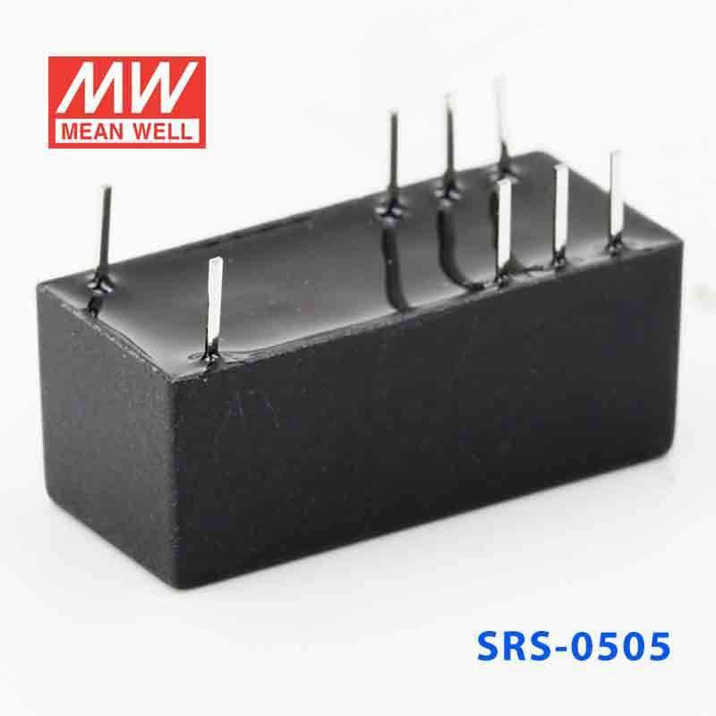 Mean Well SRS - 0505 DC - DC Converter - 0.5W - 4.5~5.5V in 5V out - SRS - 0505 - powersupplymall.com