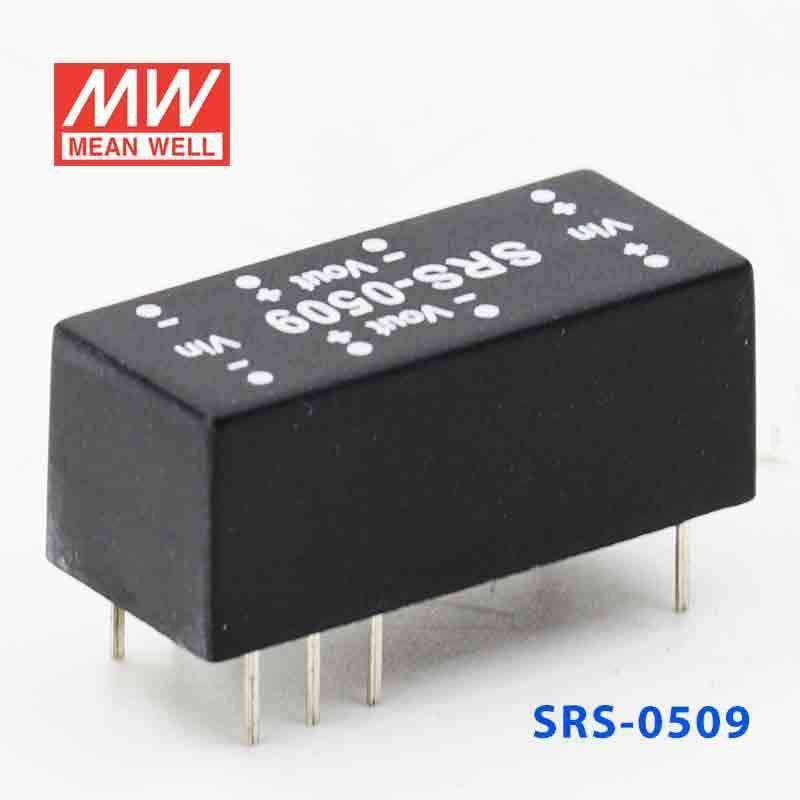 Mean Well SRS-0509 DC-DC Converter - 0.5W - 4.5~5.5V in 9V out - SRS-0509 - powersupplymall.com