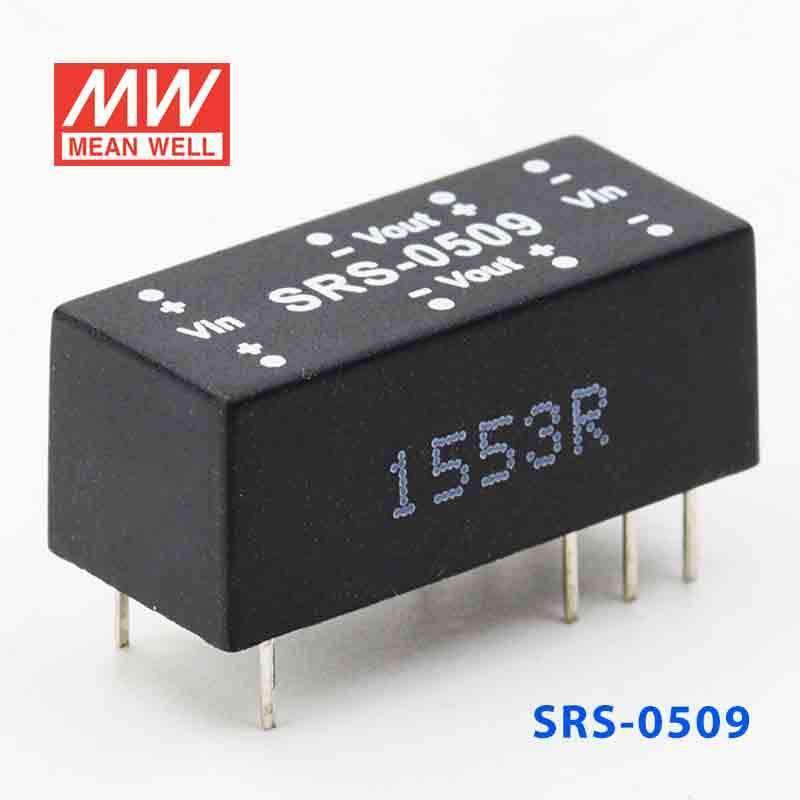 Mean Well SRS - 0509 DC - DC Converter - 0.5W - 4.5~5.5V in 9V out - SRS - 0509 - powersupplymall.com