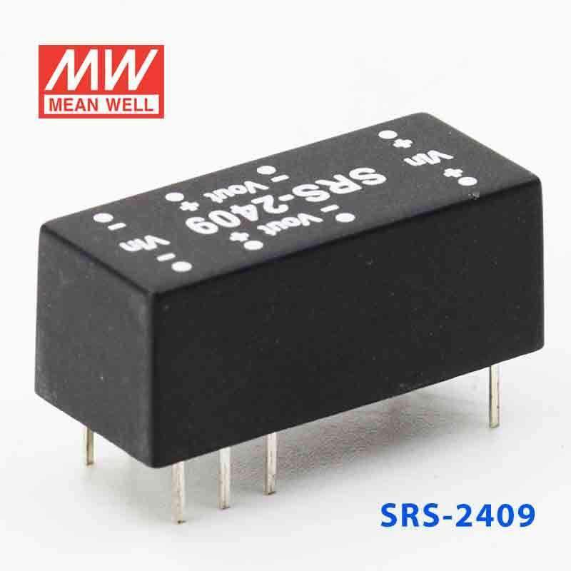 Mean Well SRS-2409 DC-DC Converter - 0.5W - 21.6~26.4V in 9V out - SRS-2409 - powersupplymall.com