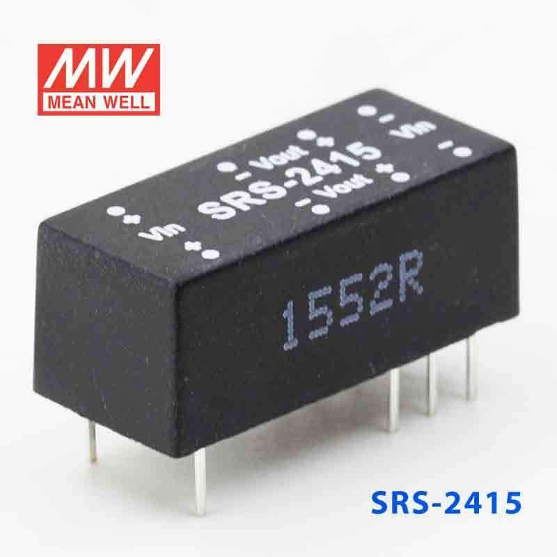Mean Well SRS - 2415 DC - DC Converter - 0.5W - 21.6~26.4V in 15V out - SRS - 2415 - powersupplymall.com