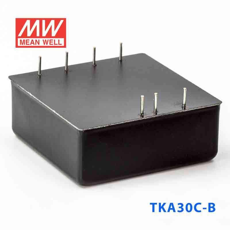 Mean Well TKA30C - B DC - DC Converter - 25W - 36~72V in ±12V out - TKA30C - B - powersupplymall.com