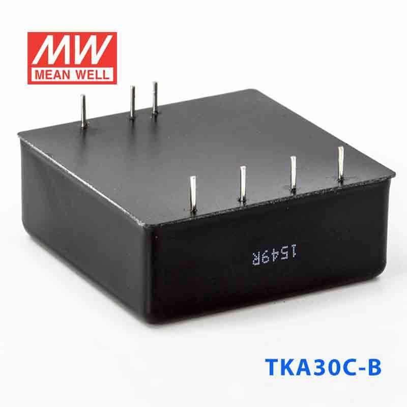 Mean Well TKA30C - B DC - DC Converter - 25W - 36~72V in ±12V out - TKA30C - B - powersupplymall.com
