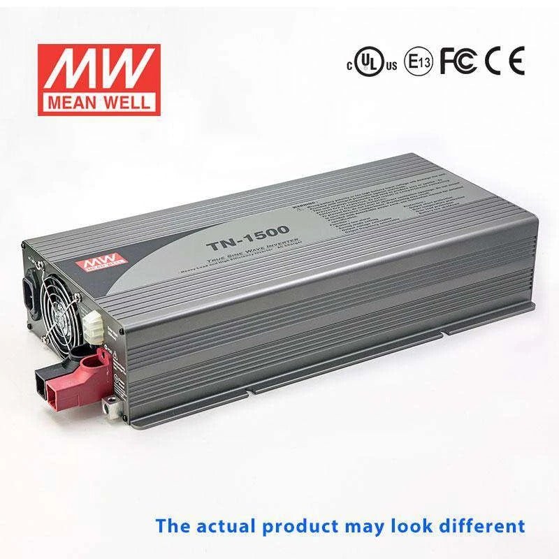 Mean Well TN - 1500 - 224C True Sine Wave 40W 230V 30A - DC - AC Power Inverter - TN - 1500 - 224C - powersupplymall.com