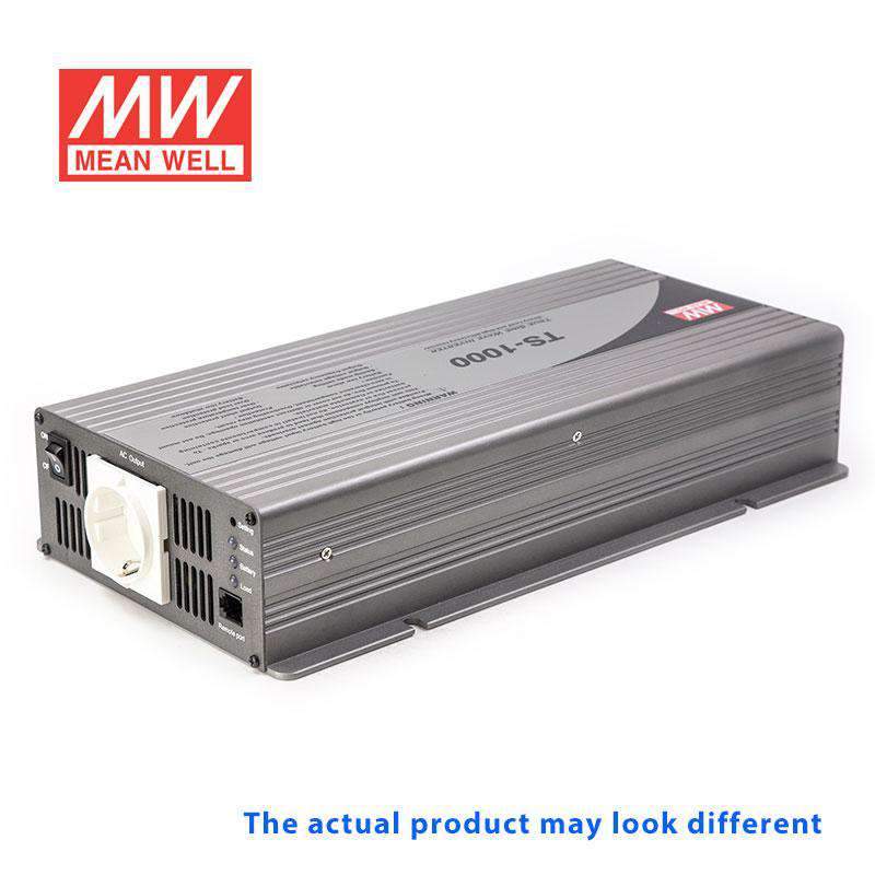 Mean Well TS - 1000 - 224C True Sine Wave 1000W 230V 50A - DC - AC Power Inverter - TS - 1000 - 224C - powersupplymall.com