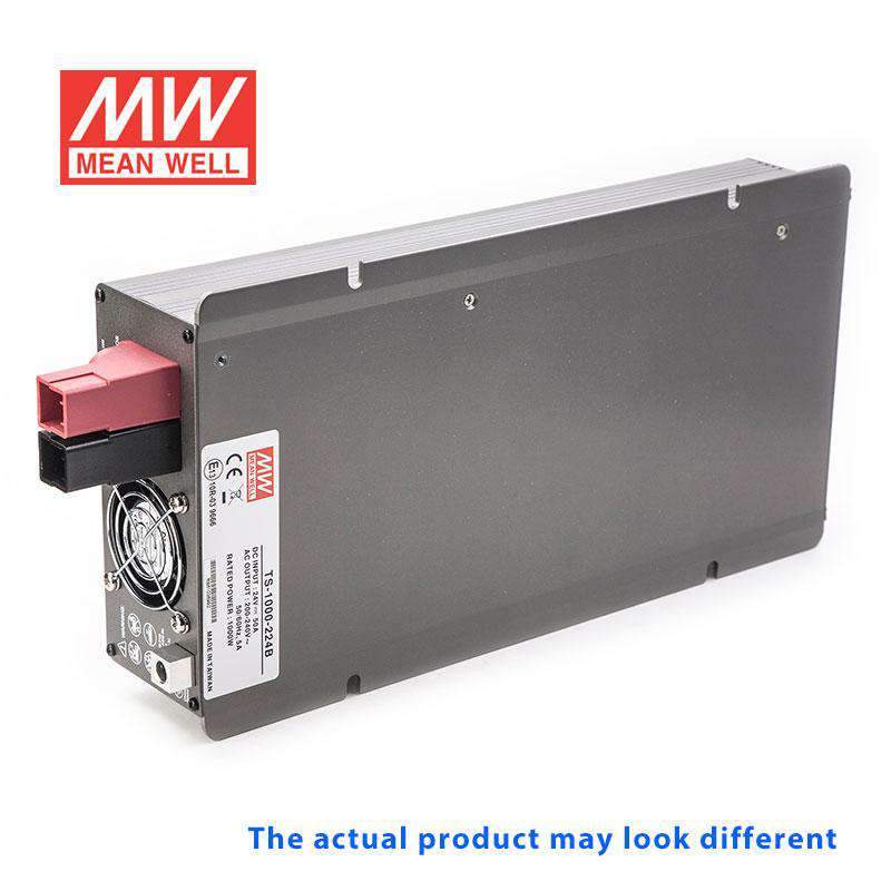Mean Well TS - 1000 - 224C True Sine Wave 1000W 230V 50A - DC - AC Power Inverter - TS - 1000 - 224C - powersupplymall.com