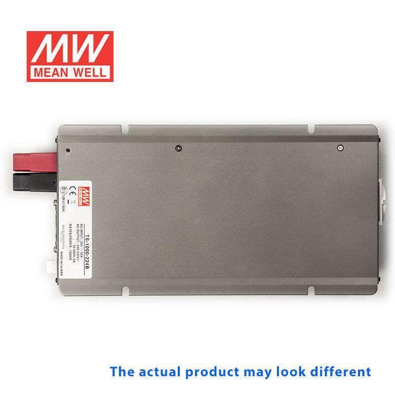 Mean Well TS - 1000 - 224C True Sine Wave 1000W 230V 50A - DC - AC Power Inverter - TS - 1000 - 224C - powersupplymall.com