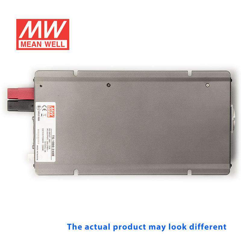 Mean Well TS-1000-248C True Sine Wave 1000W 48VDC to 230VAC 4.3A - DC-AC Power Inverter - TS-1000-248C - powersupplymall.com