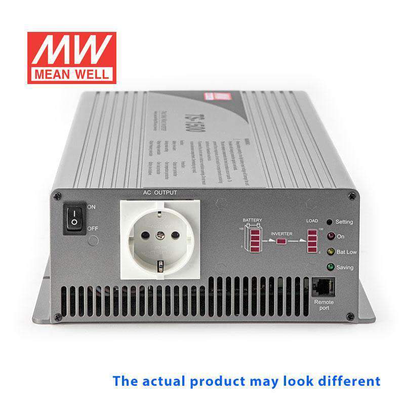 Mean Well TS - 1500 - 212C True Sine Wave 1500W 230V 150A - DC - AC Power Inverter - TS - 1500 - 212C - powersupplymall.com