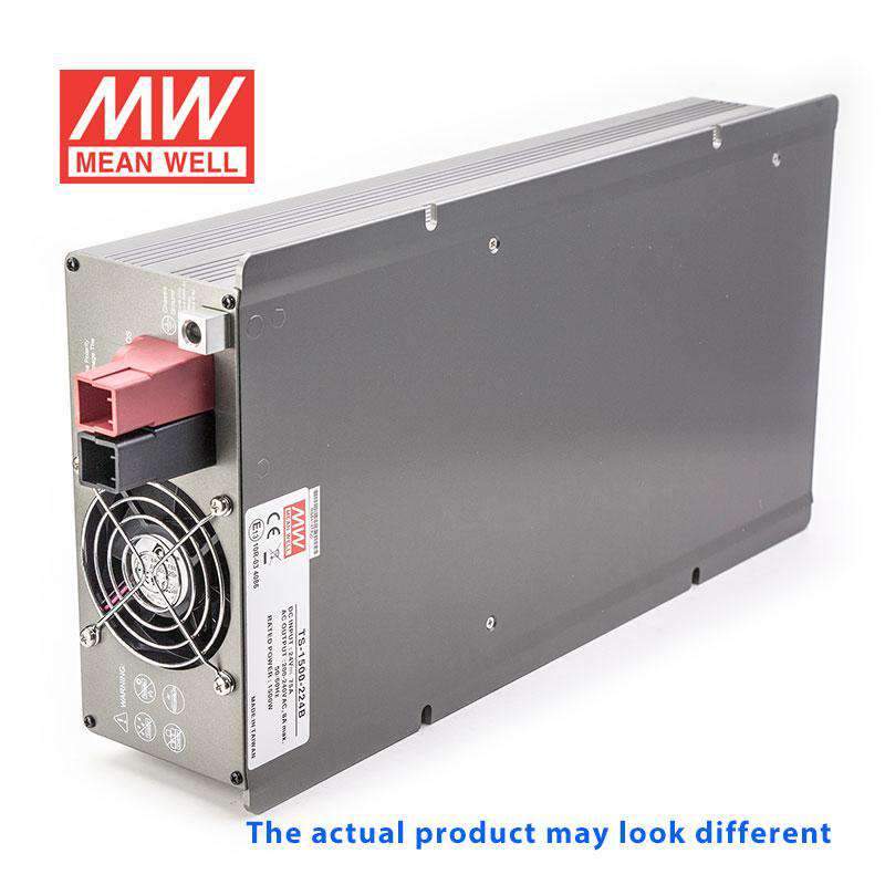 Mean Well TS - 1500 - 224C True Sine Wave 1500W 230V 75A - DC - AC Power Inverter - TS - 1500 - 224C - powersupplymall.com