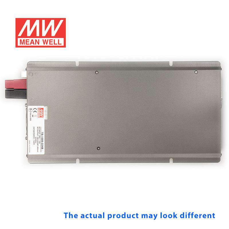 Mean Well TS - 1500 - 224C True Sine Wave 1500W 230V 75A - DC - AC Power Inverter - TS - 1500 - 224C - powersupplymall.com