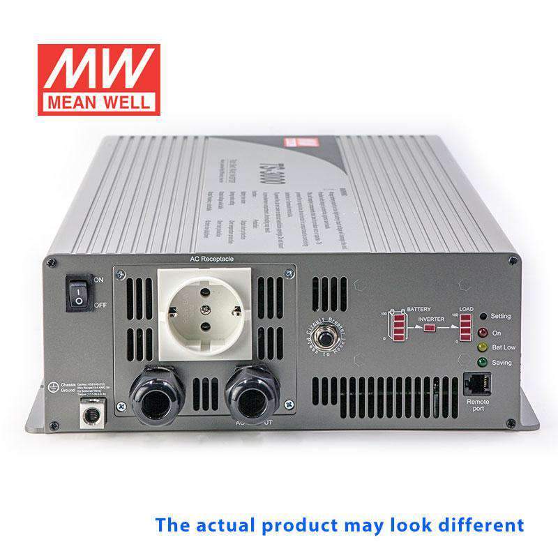 Mean Well TS - 3000 - 224C True Sine Wave 3000W 230V 150A - DC - AC Power Inverter - TS - 3000 - 224C - powersupplymall.com