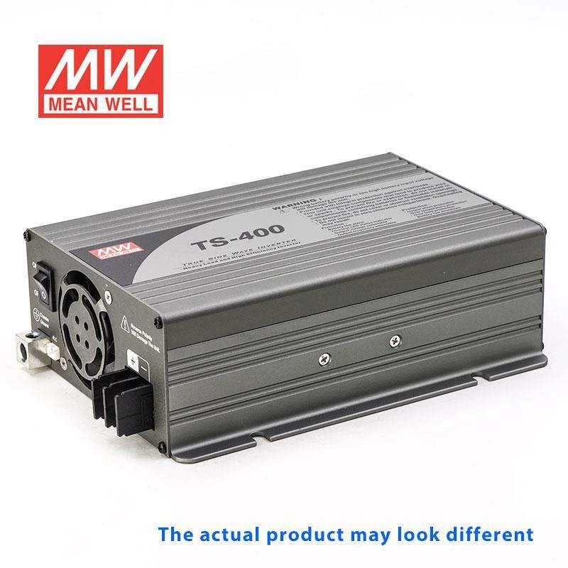 Mean Well TS - 400 - 224D True Sine Wave 400W 230V 20A - DC - AC Power Inverter - TS - 400 - 224D - powersupplymall.com