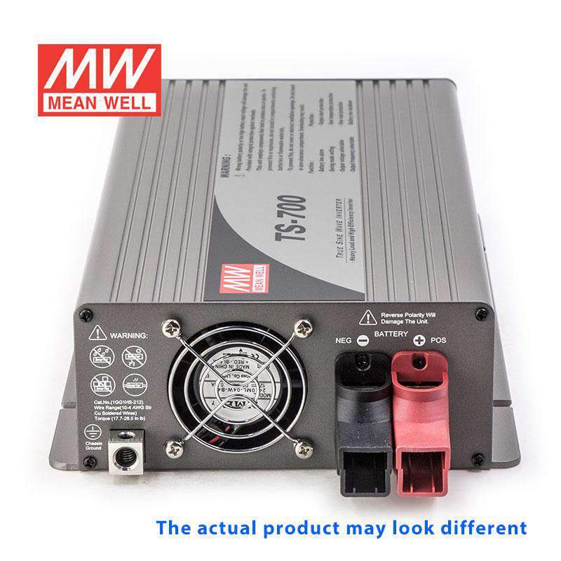 Mean Well TS - 700 - 212C True Sine Wave 700W 230V 75A - DC - AC Power Inverter - TS - 700 - 212C - powersupplymall.com
