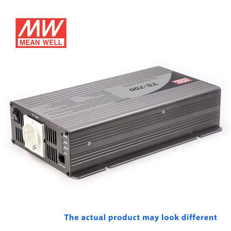 Mean Well TS - 700 - 248C True Sine Wave 700W 230V 19A - DC - AC Power Inverter - TS - 700 - 248C - powersupplymall.com