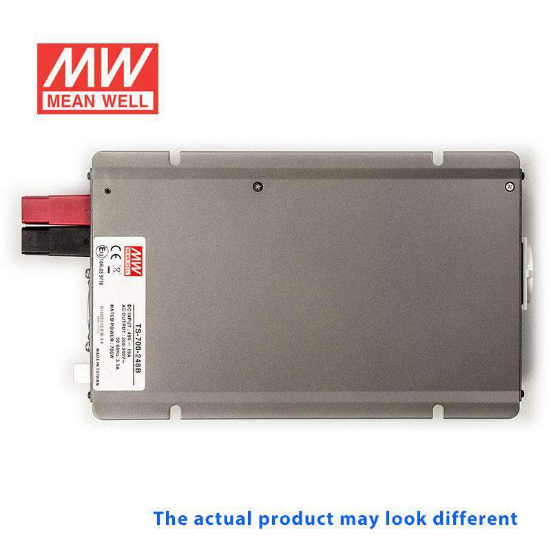 Mean Well TS - 700 - 248C True Sine Wave 700W 230V 19A - DC - AC Power Inverter - TS - 700 - 248C - powersupplymall.com
