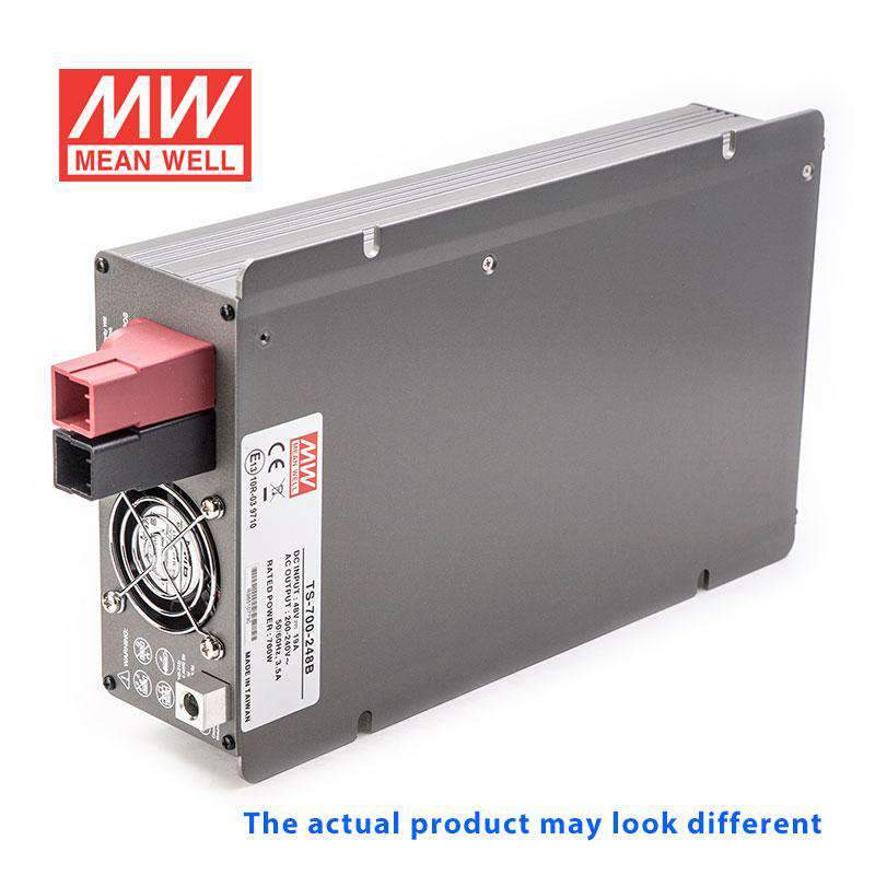 Mean Well TS - 700 - 248C True Sine Wave 700W 230V 19A - DC - AC Power Inverter - TS - 700 - 248C - powersupplymall.com