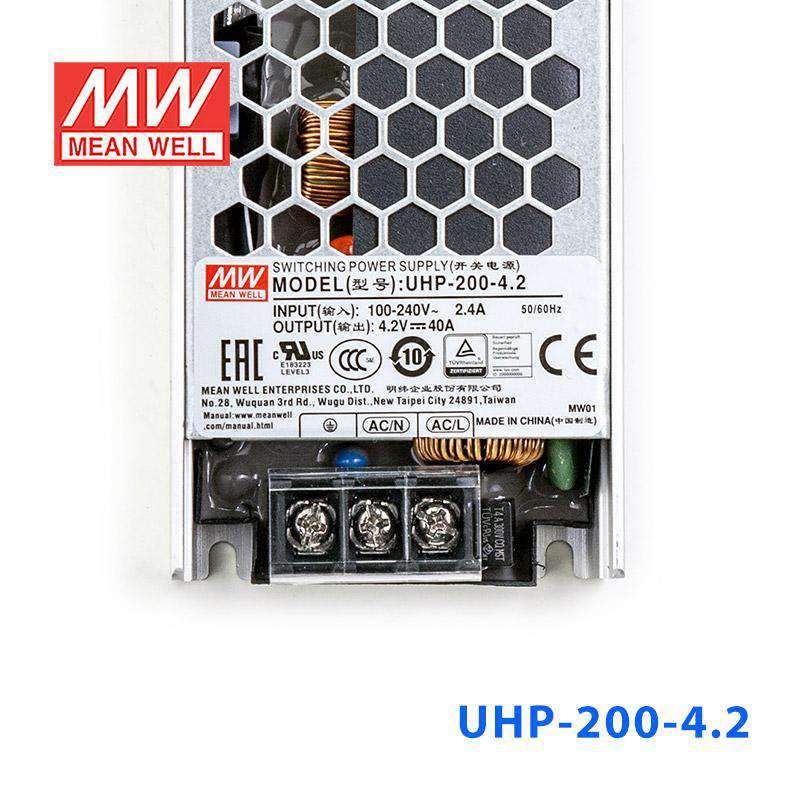 Mean Well UHP - 200 - 4.2 Power Supply 168W 4.2V - UHP - 200 - 4.2 - powersupplymall.com