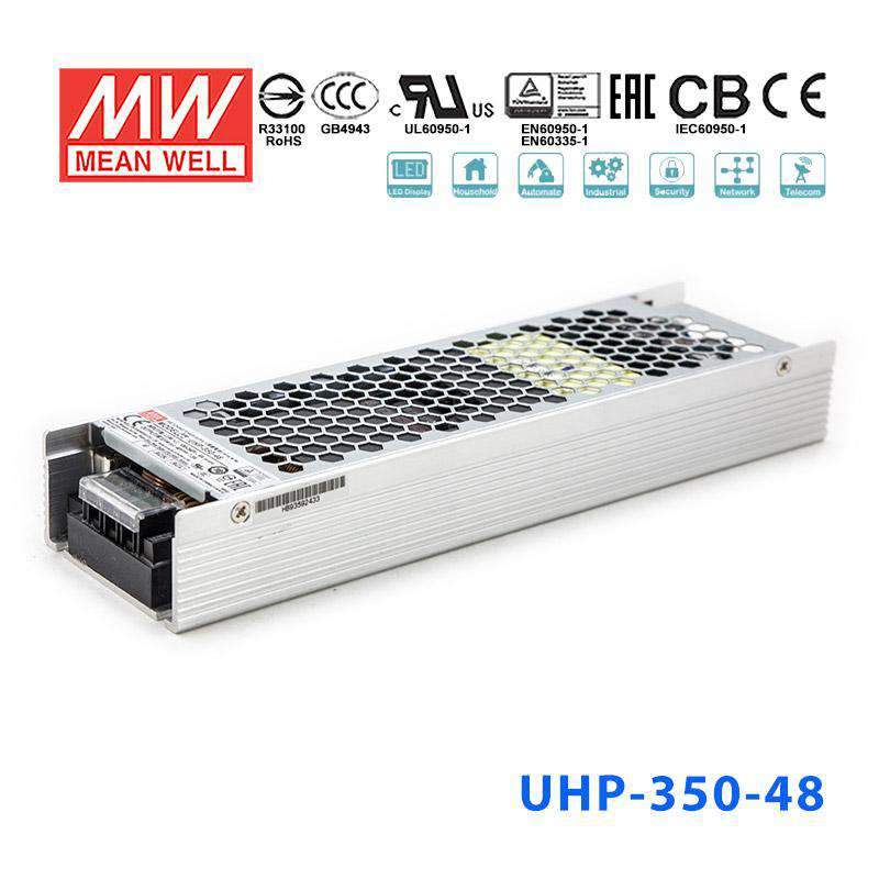 Mean Well UHP - 350R - 48 Power Supply 350.4W 48V - Redundant - UHP - 350R - 48 - powersupplymall.com