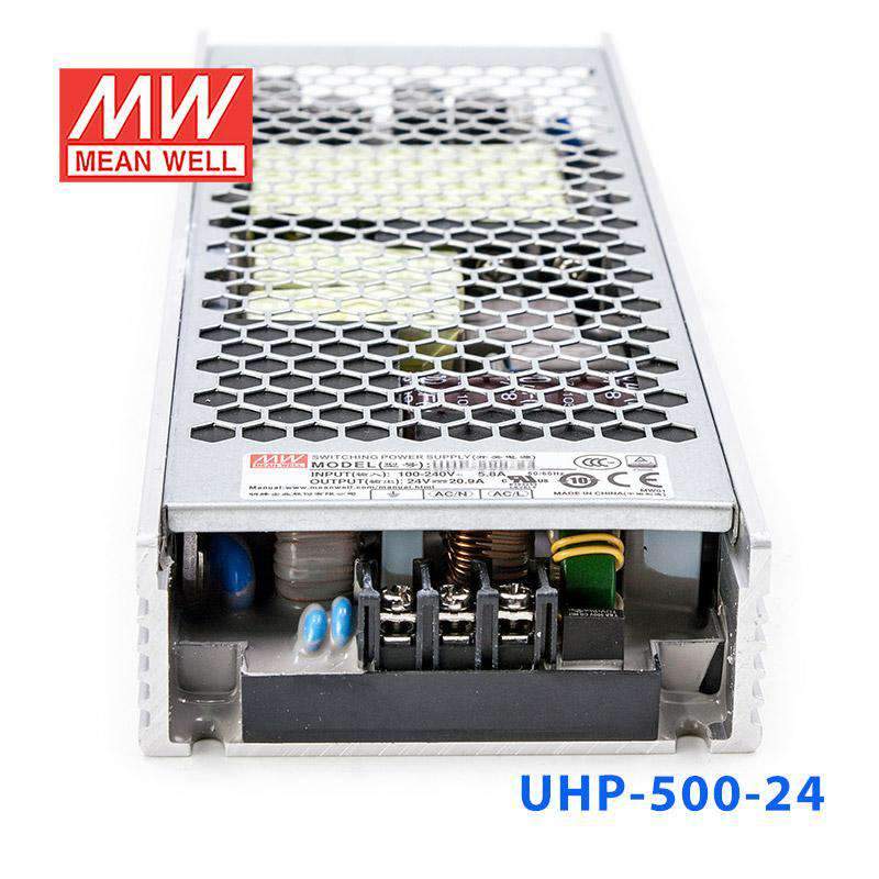 Mean Well UHP - 500 - 24 Power Supply 501.6W 24V - UHP - 500 - 24 - powersupplymall.com