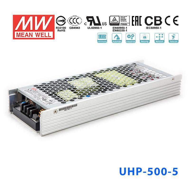 Mean Well UHP - 500R - 5 Power Supply 400W 5V - Redundant - UHP - 500R - 5 - powersupplymall.com