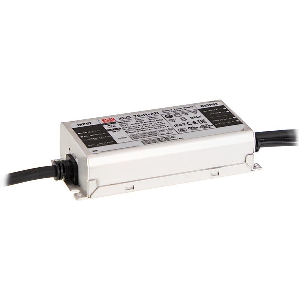 Mean Well XLG - 75 - L - A AC - DC Single output LED driver Constant Power Mode 75W - XLG - 75 - L - A - powersupplymall.com