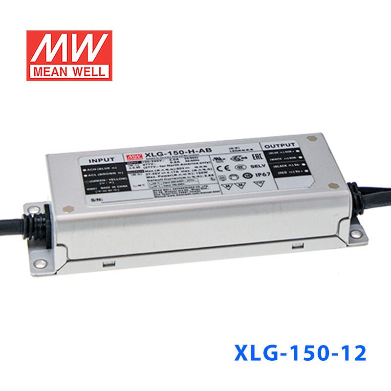 Mean Well XLG Series LED Power Supply 12V (75~200W) - powersupplymall.com