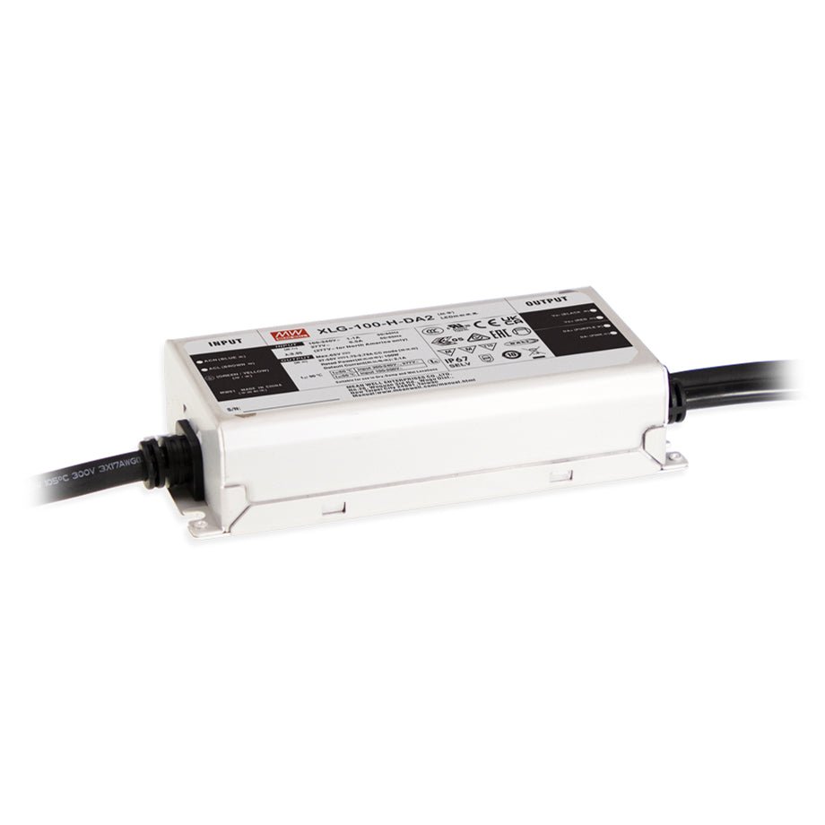 Mean Well XLG Series LED Power Supply 700mA (25~250W) - powersupplymall.com