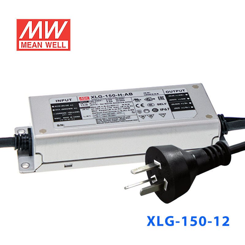 Meanwell modified S - XLG - 150 - 12 - A with connector - S-XLG-150-12-A - powersupplymall.com
