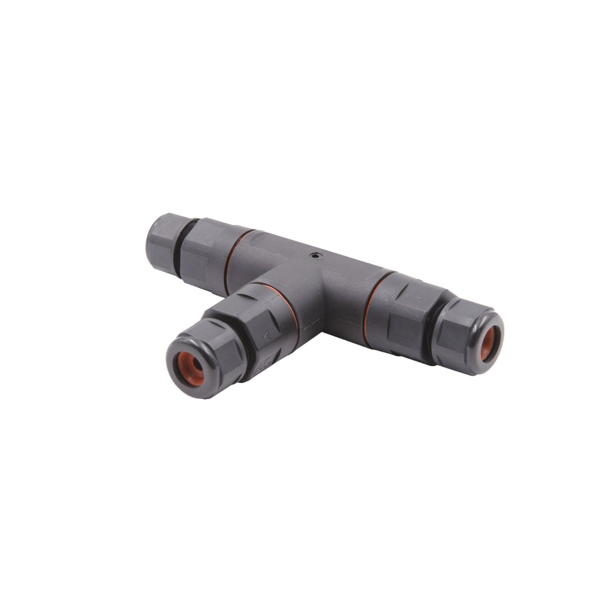 Purple Plug 222 Compact Connector, T - Shape, 3 Port 3 Way, Waterproof, with Lever - PP-222-T - powersupplymall.com