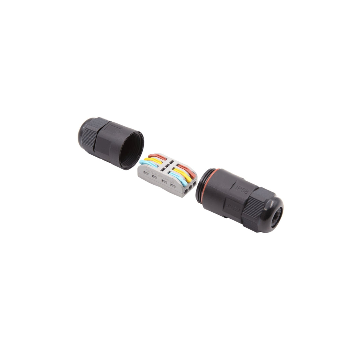 Purple Plug 222 Compact Splicing Connector, 3 Port 2 Way, Waterproof, with Lever - PP - 222 - 3P - 1 - powersupplymall.com