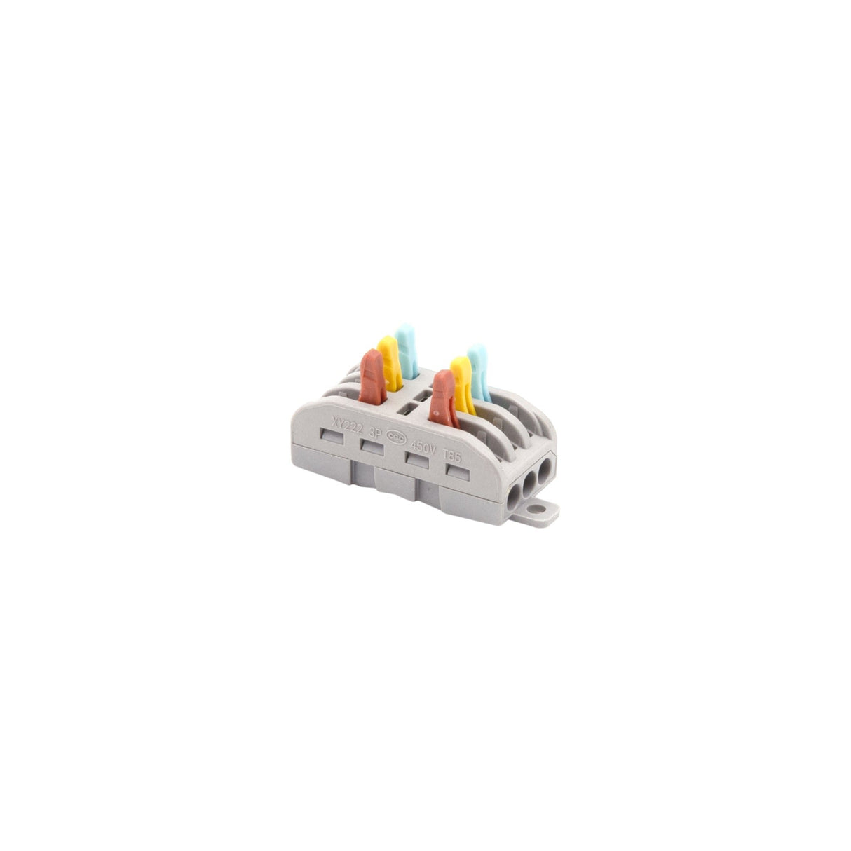 Purple Plug 222 Compact Splicing Connector, 3 Port 2 Way, with Lever - PP-222-3J - powersupplymall.com