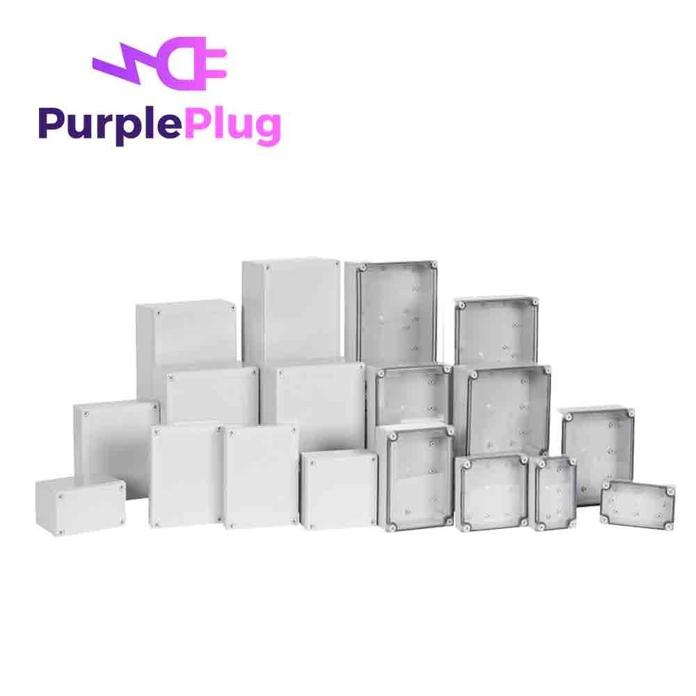 Purple Plug M - Series 7.09" x 10.04" x 4.92" Plastic Enclosure, Screw Type - PP - AGM - 182512 - powersupplymall.com