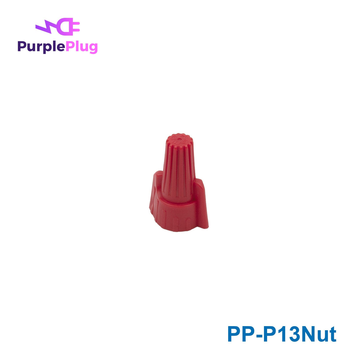 Purple Plug Wire Connector Nut 18 - 8AWG, P13 Terminal, 300V Rated - PP-P13Nut - powersupplymall.com