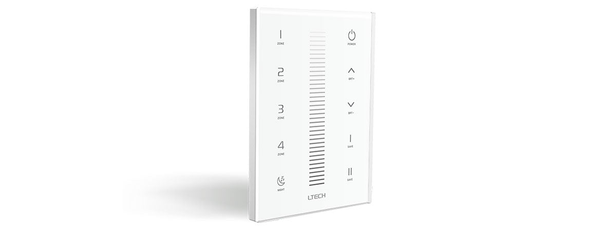 Ltech UX5 Wireless RF/DMX512 Multi-zone Touch Panel - Dimming - UX5 - powersupplymall.com