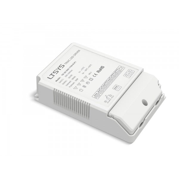 TD - 50 - 500 - 1750 - E1P1 50W 500 - 1750mA CC Triac LED Driver - Selectable Output - TD - 50 - 500 - 1750 - E1P1 - powersupplymall.com