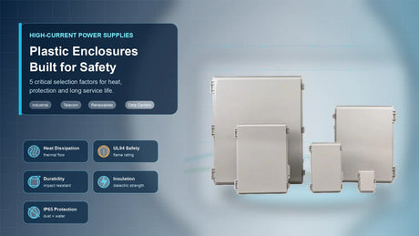 5 Critical Factors When Choosing a Plastic Enclosure for High-Current Power Supplies - powersupplymall.com