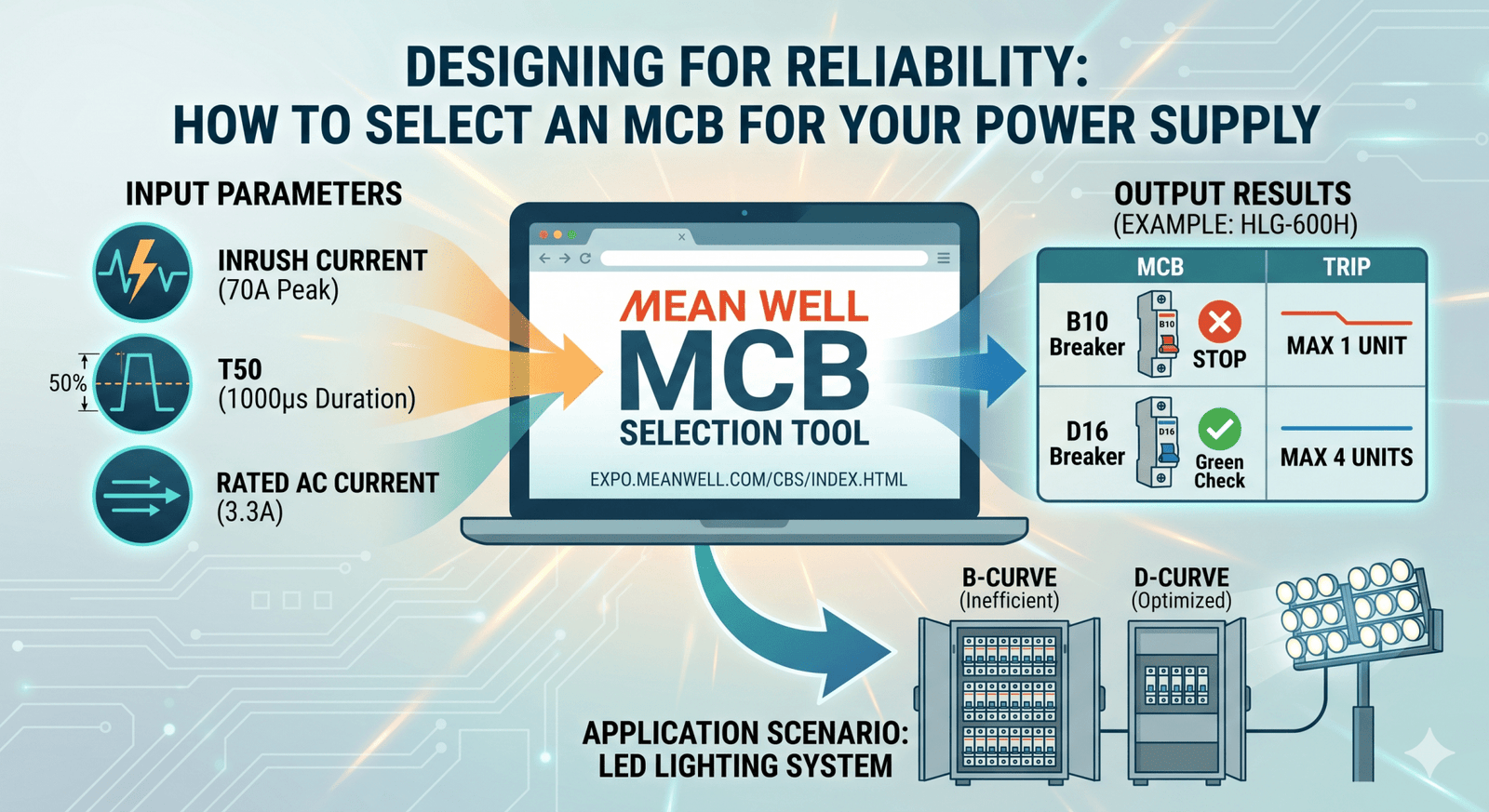 Designing for Reliability: How to Select an MCB for Your Power Supply - powersupplymall.com