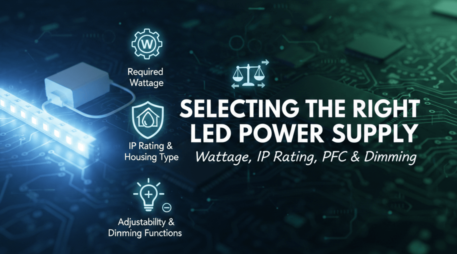 How to Select the Right LED Power Supply - powersupplymall.com