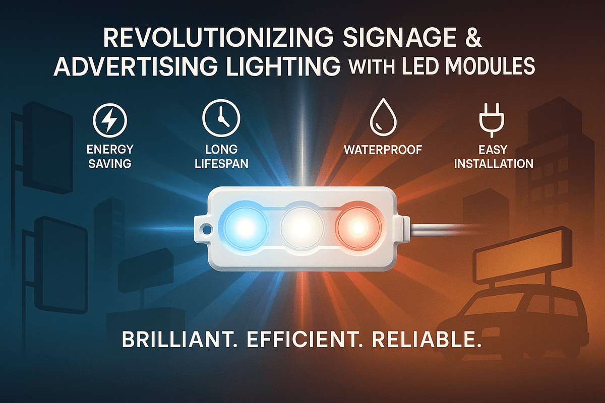 Led Module Signage LED Module: Revolutionizing Signage and Advertising Lighting Solutions