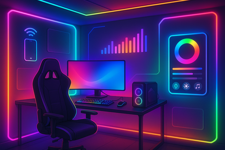 How to Create the Ultimate Gaming Room Setup with RGB LED Strips