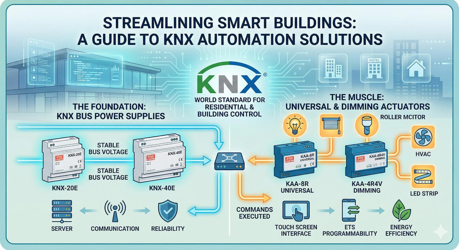 Streamlining Smart Buildings: A Guide to KNX Automation Solutions - powersupplymall.com